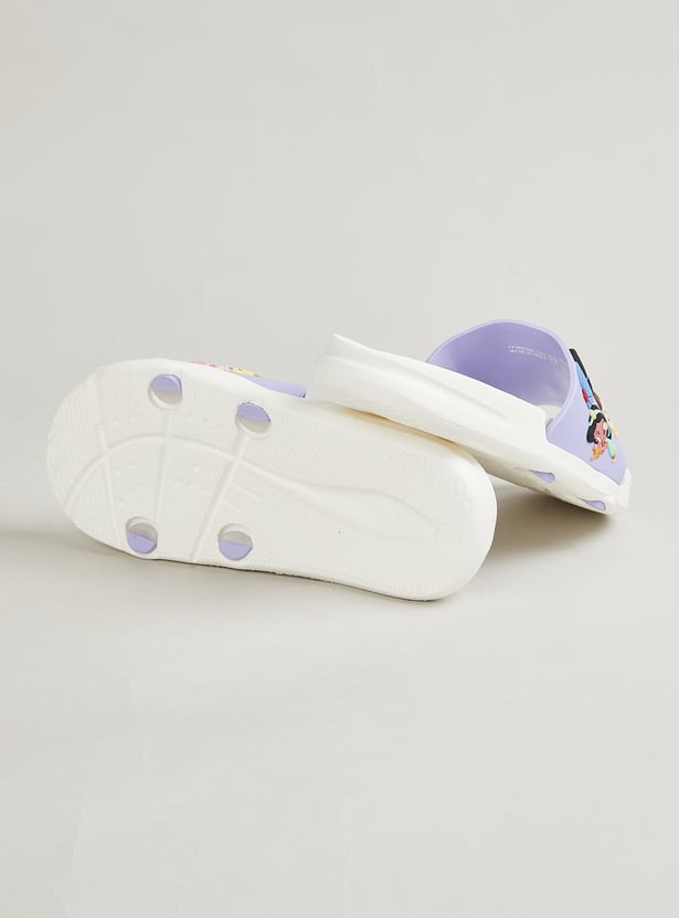 Girls Disney Printed Sliders