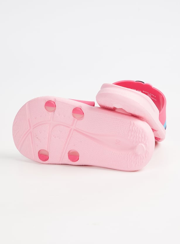 Girls Minnie Printed Sliders