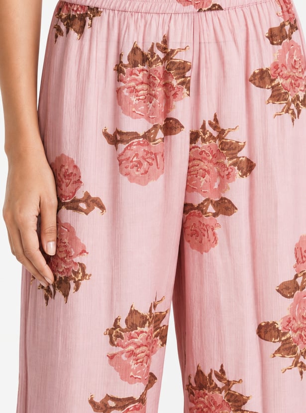 Women Floral Print Kurti Set