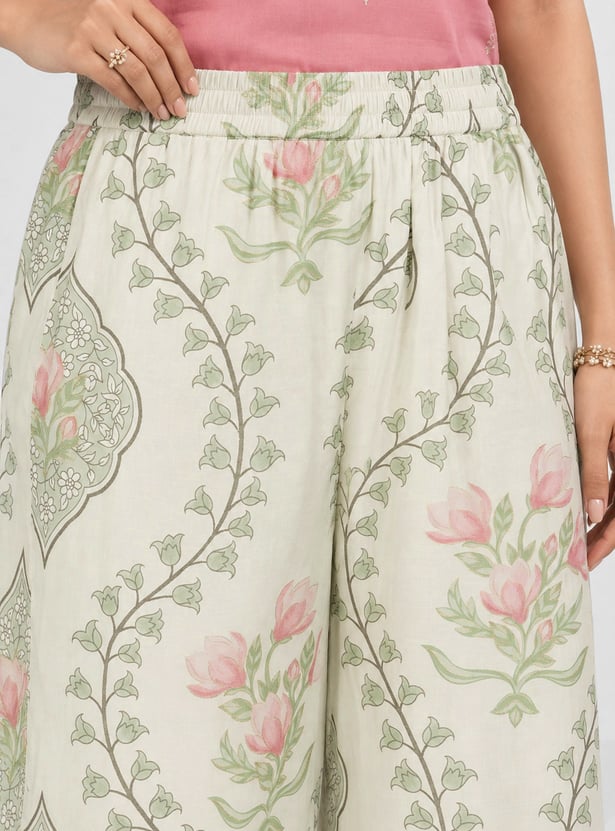 Women Halter Neck Embroidered Kurta Set
