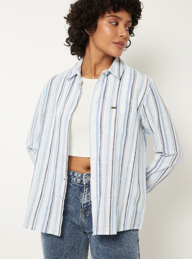 Women Striped Shirt