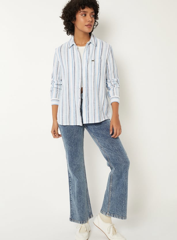 Women Striped Shirt