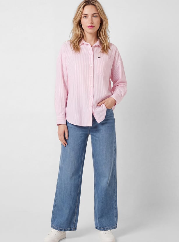 Women Striped Shirt
