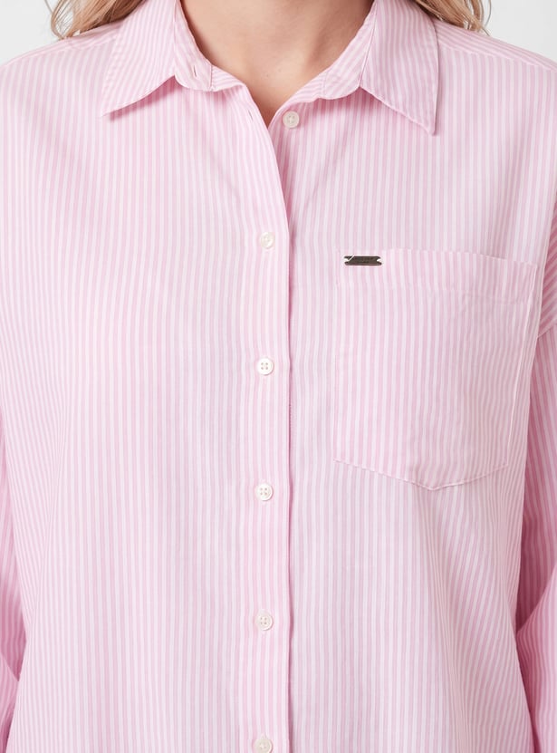 Women Striped Shirt