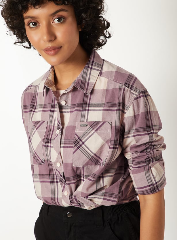 Women Checked Shirt