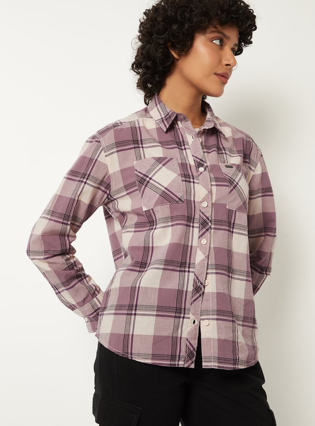 Women Checked Shirt