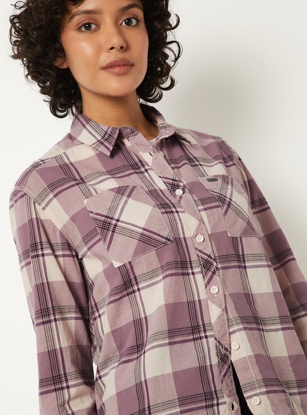 Women Checked Shirt