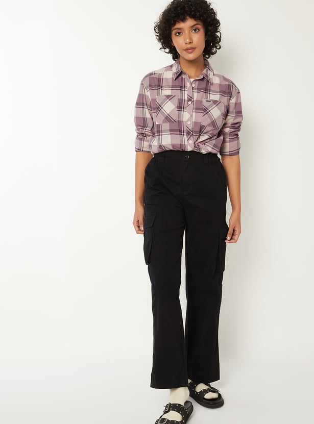Women Checked Shirt