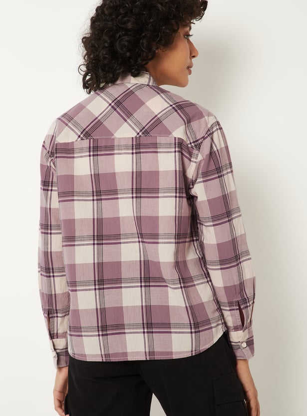 Women Checked Shirt