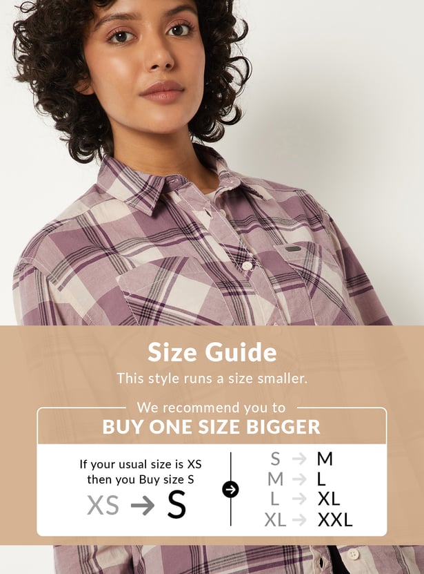 Women Checked Shirt