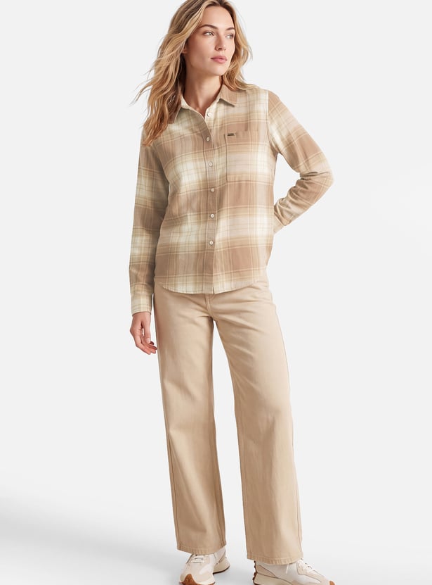 Women Checked Shirt