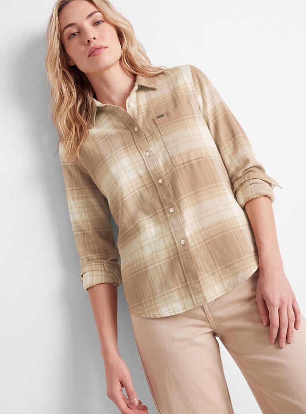 Women Checked Shirt