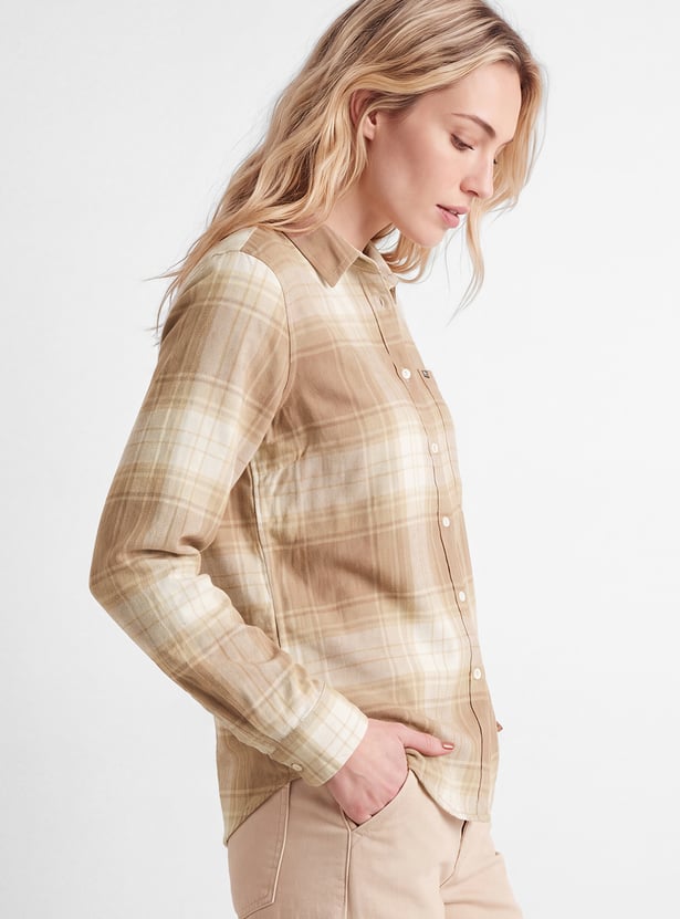 Women Checked Shirt