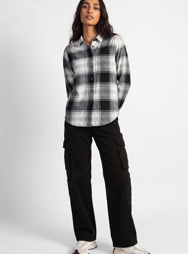 Women Checked Shirt