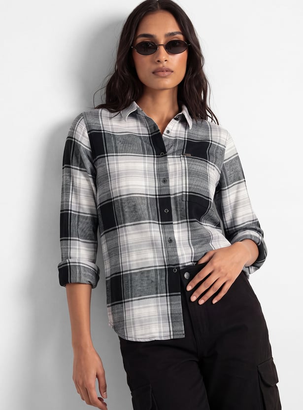 Women Checked Shirt