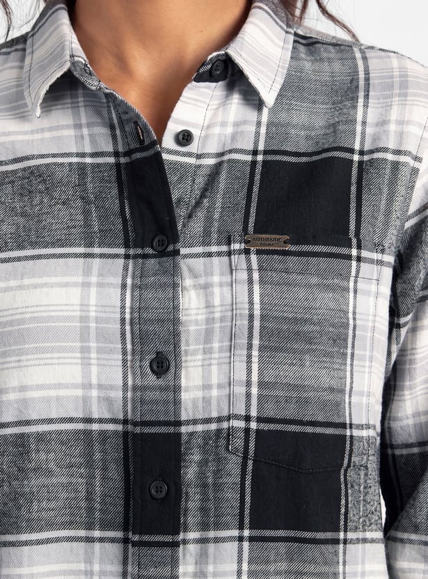 Women Checked Shirt