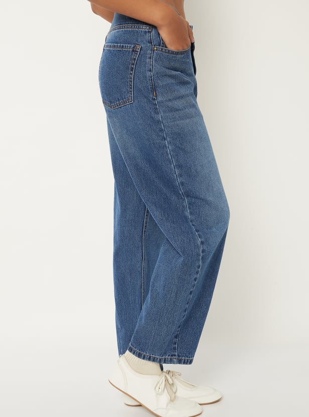 Women Washed Denim Jeans