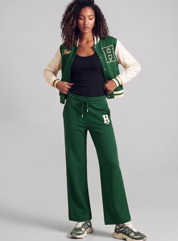 Women Wide-Leg Sports Track Pants