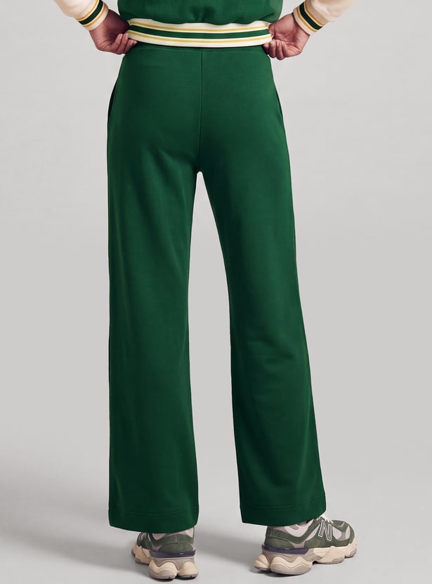 Women Wide-Leg Sports Track Pants