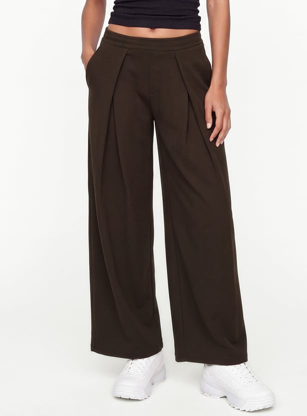 Women Wide-Leg Sports Track Pants