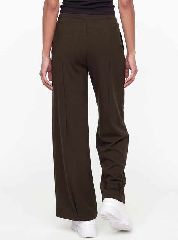Women Wide-Leg Sports Track Pants