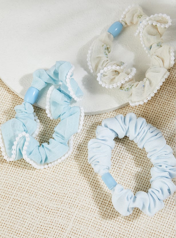 Women Assorted Scrunchies - Pack of 3