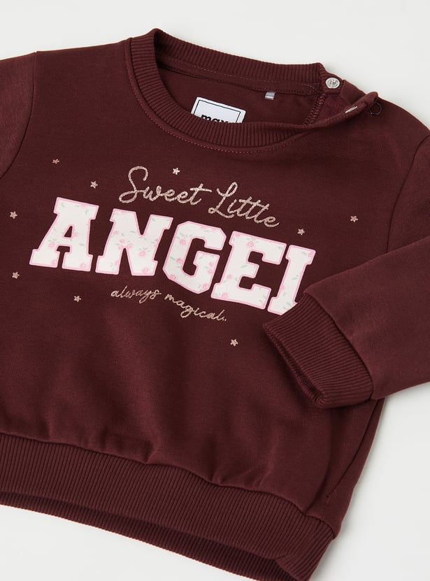 Girls Printed Sweatshirt