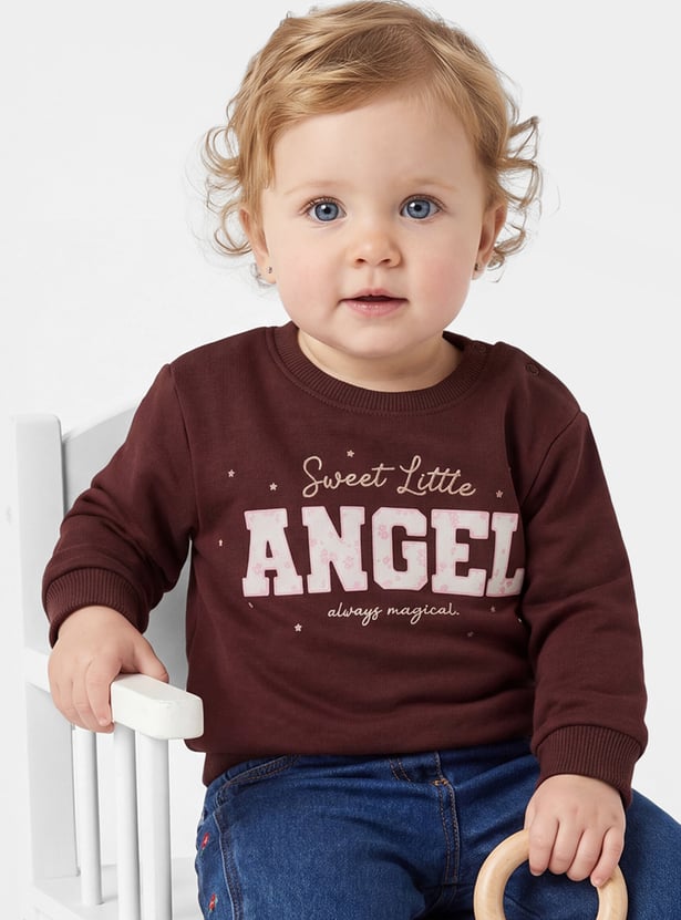 Girls Printed Sweatshirt