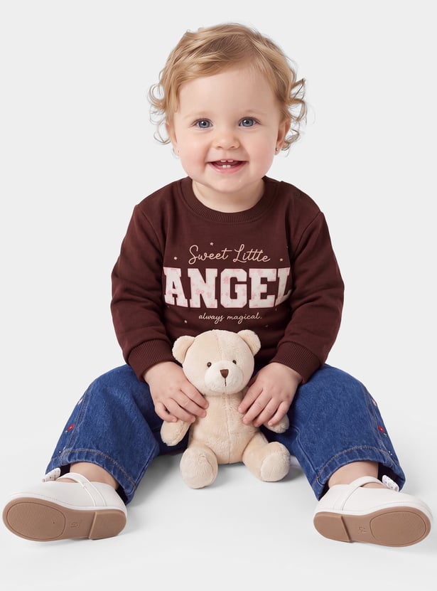 Girls Printed Sweatshirt