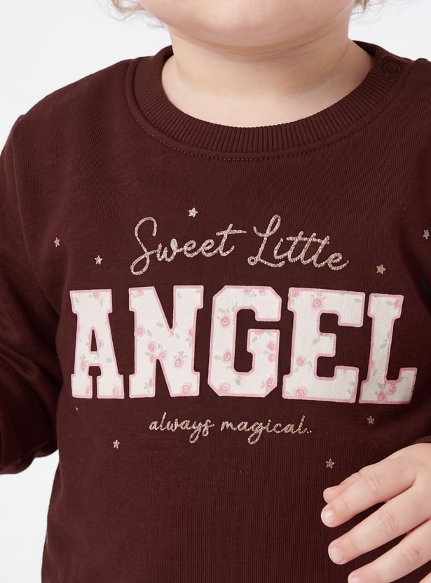 Girls Printed Sweatshirt
