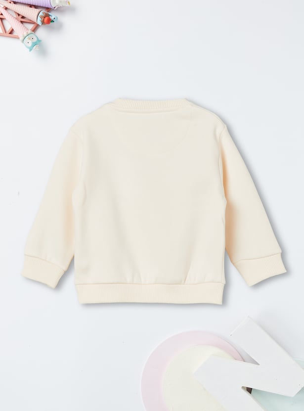 Girls Fairy Printed Sweatshirt