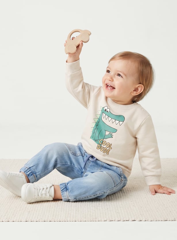 Boys Dinosaur Character Sweatshirt