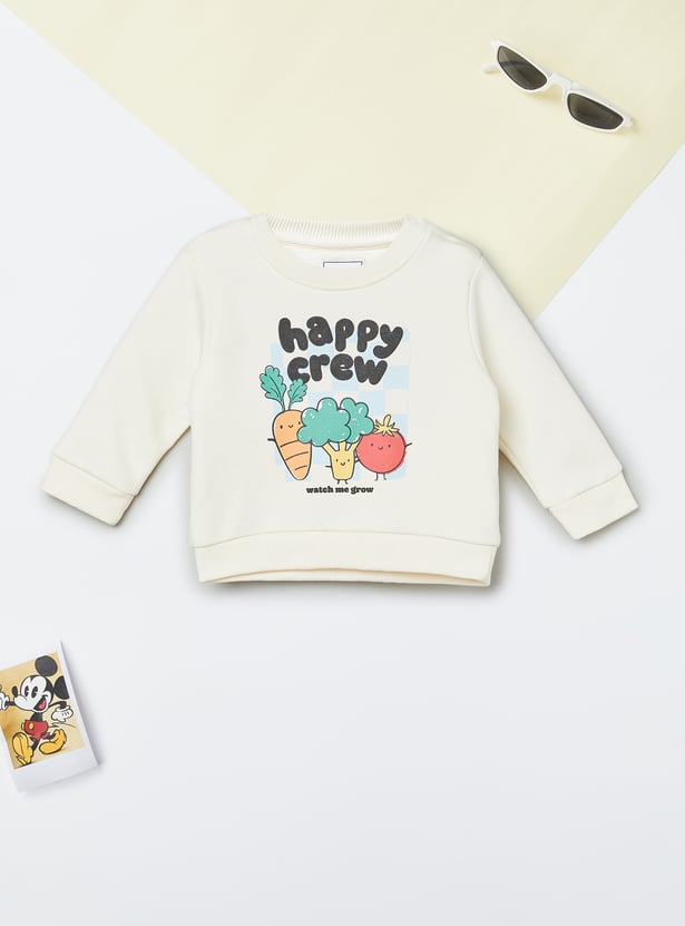 Boys Printed Pullover Sweatshirt