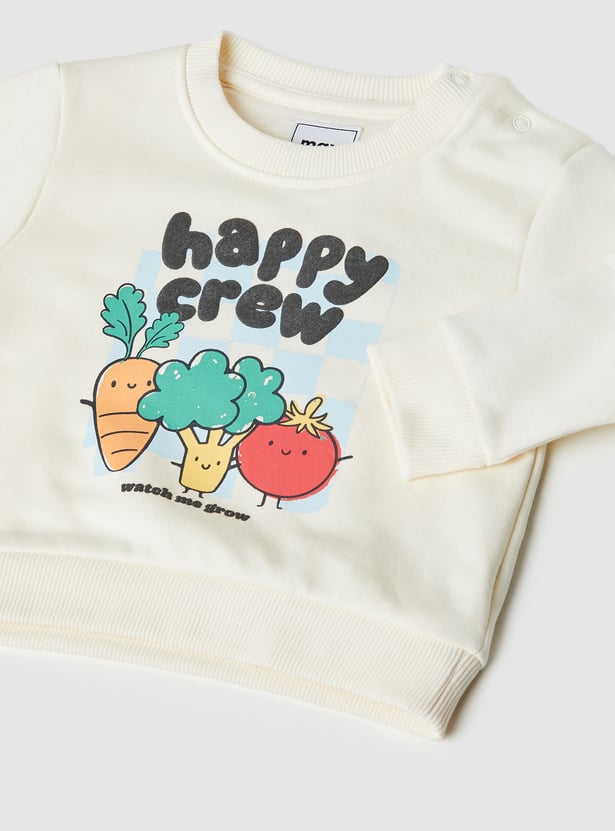 Boys Printed Pullover Sweatshirt