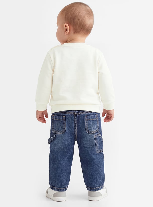 Boys Printed Pullover Sweatshirt