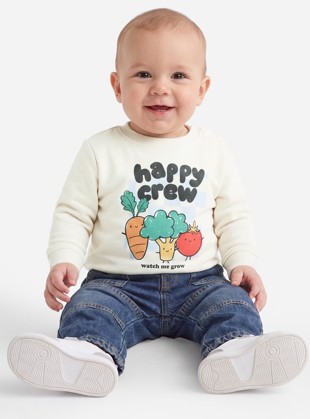 Boys Printed Pullover Sweatshirt