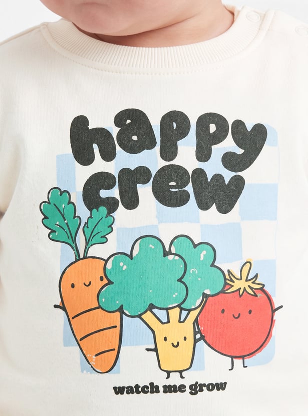 Boys Printed Pullover Sweatshirt