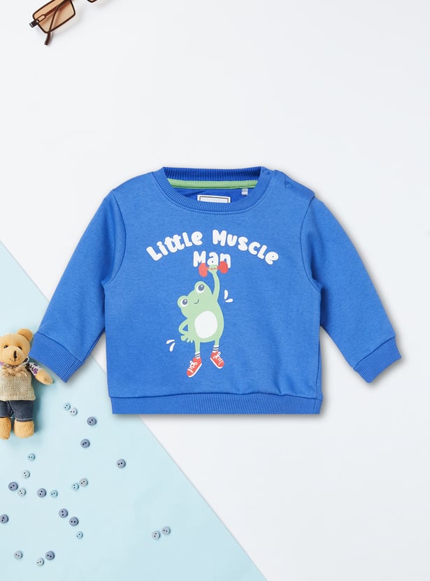 Boys Graphic Print Sweatshirt