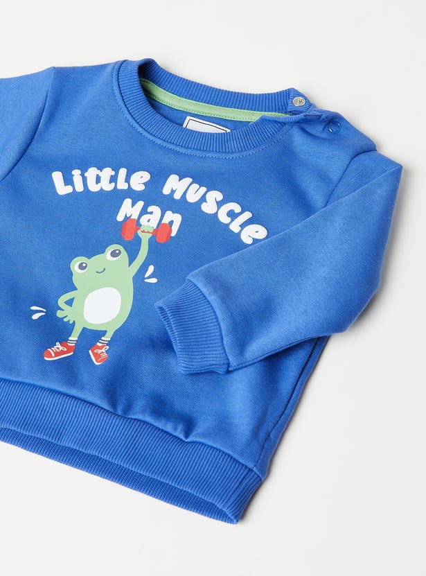 Boys Graphic Print Sweatshirt
