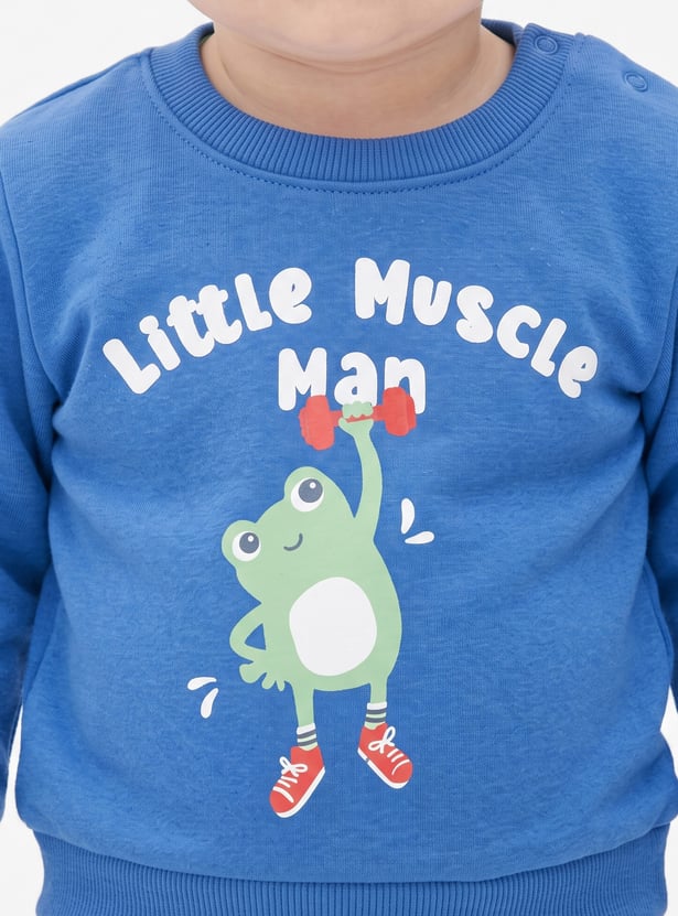 Boys Graphic Print Sweatshirt
