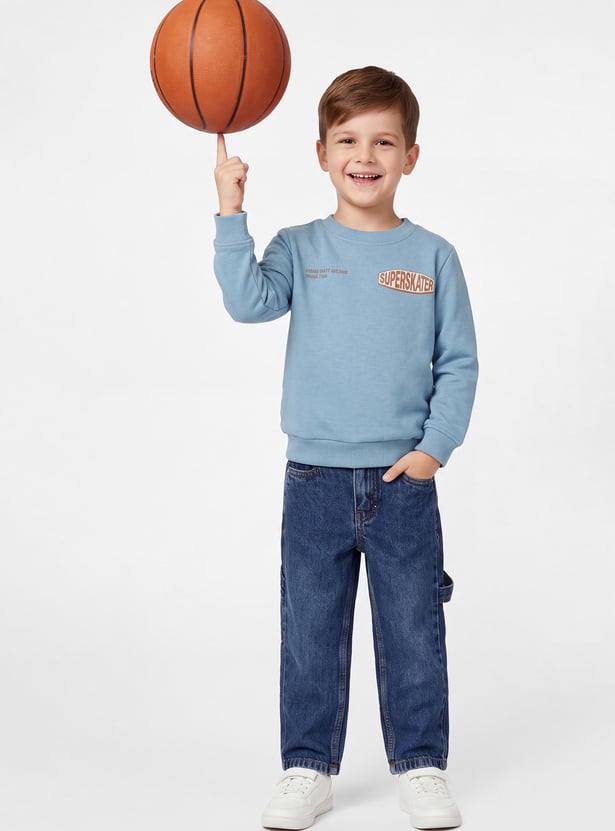 Boys Superskater Print Sweatshirt