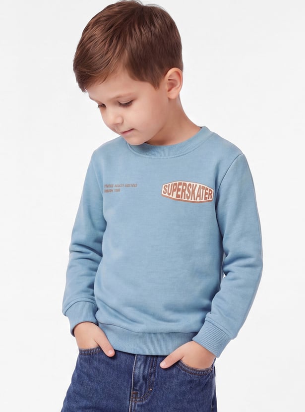Boys Superskater Print Sweatshirt