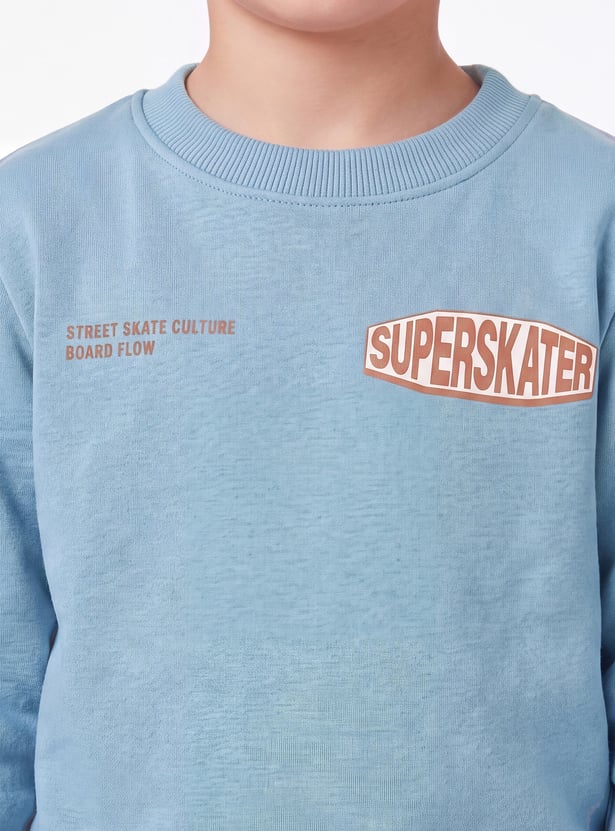 Boys Superskater Print Sweatshirt