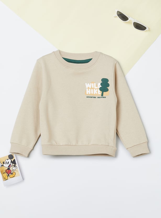 Boys Wild Hike Printed Sweatshirt