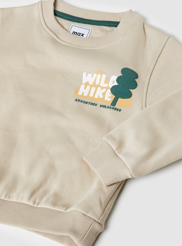 Boys Wild Hike Printed Sweatshirt