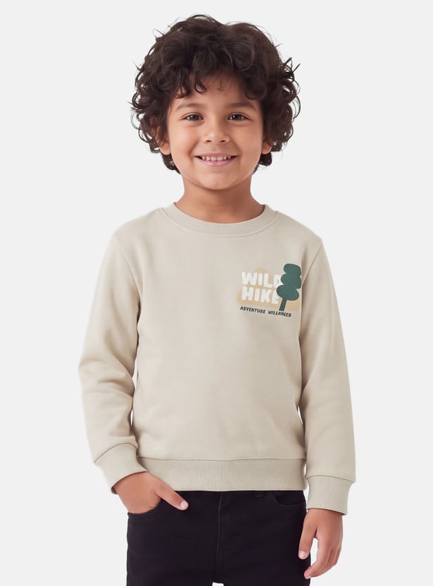 Boys Wild Hike Printed Sweatshirt