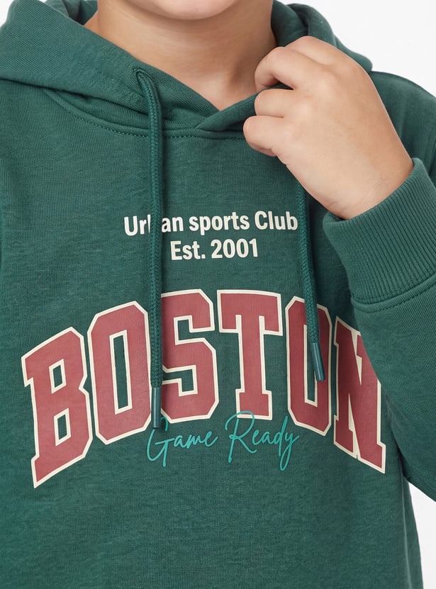 Boys Printed Hoodie