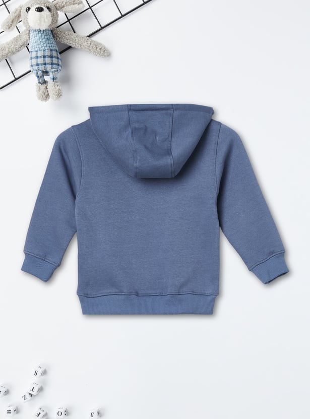 Boys Printed Hooded Sweatshirt