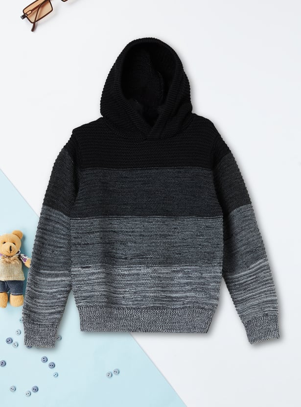 Boys Ombre Hooded Sweater