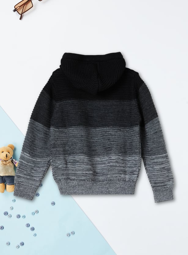 Boys Ombre Hooded Sweater